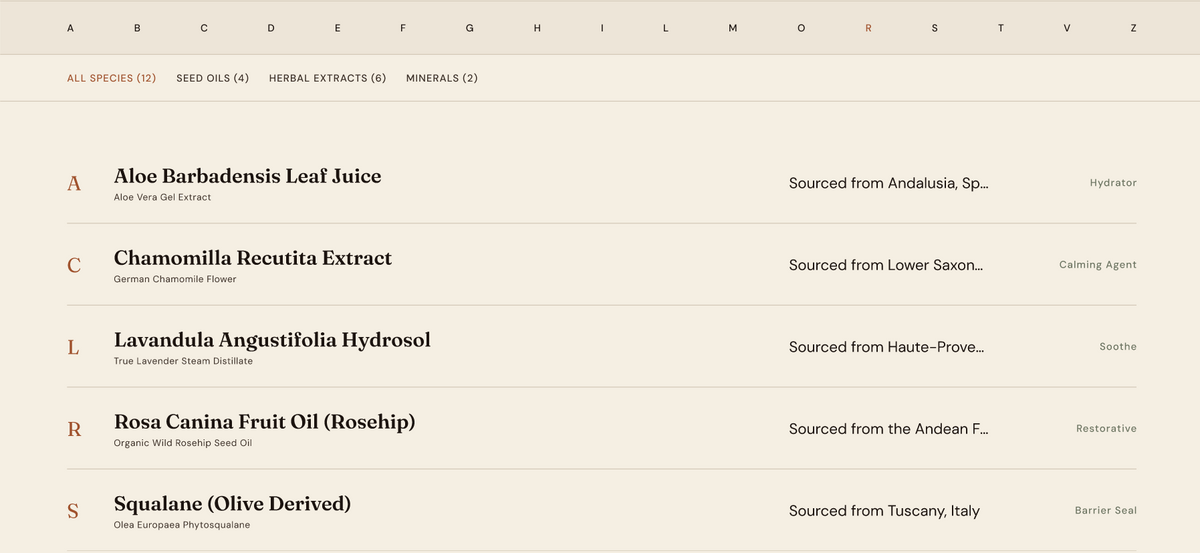 SÈVE — Botanical Skincare Framer Template